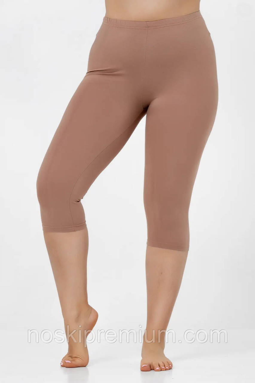 Бриджі жіночі віскоза Opt-Kolo, розміри XL, 2XL, 3XL, моко, 010311, фото 1