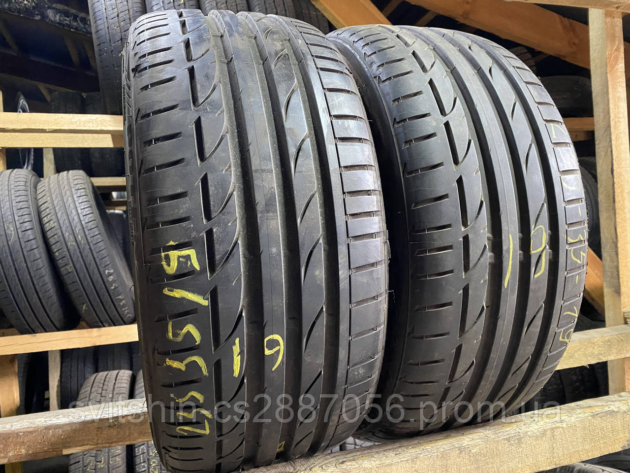 Літні шини 235/35R19 Bridgestone Potenza S001 2019рік 8 мм