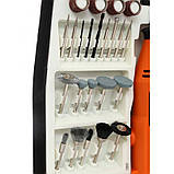 Електричний гравер/бормашина 235 шт Kraft&Dele KD10245 пряма шліфувальна машина, фото 8