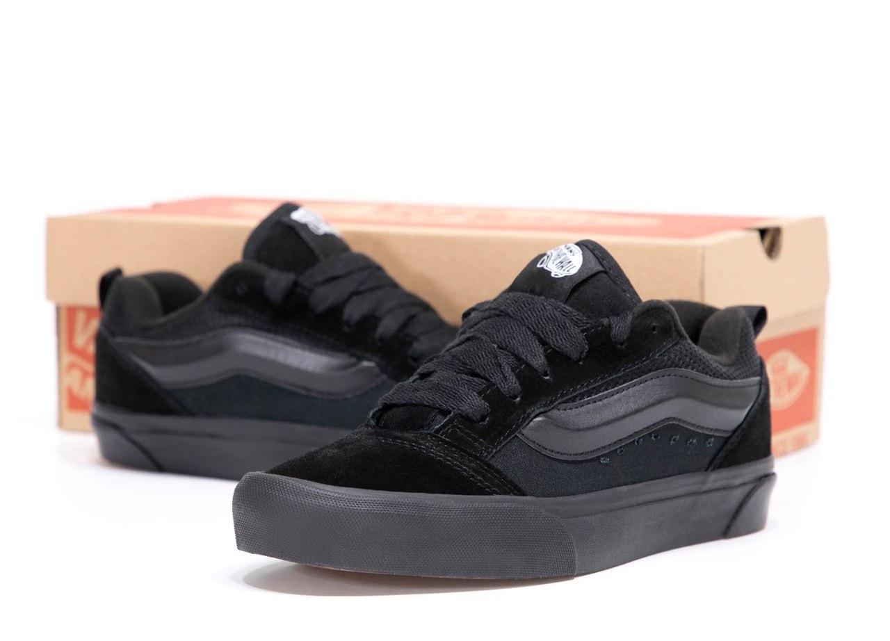 Vans Knu Skool Triple Black Кеди Vans Old Skool KNU Shoe демісезонні на шнурках