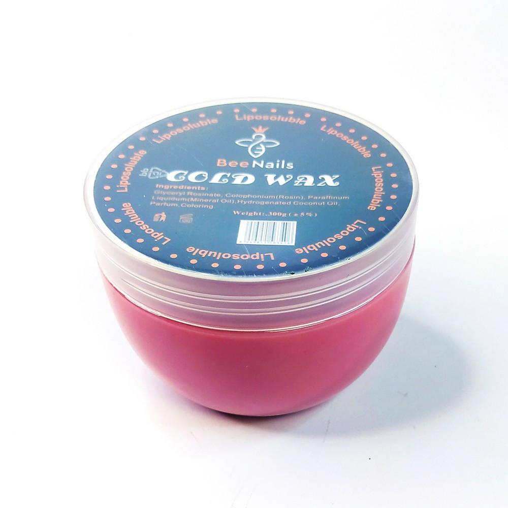 Холодний віск для депіляції Bee Nails Pink, 300 г, фото 1