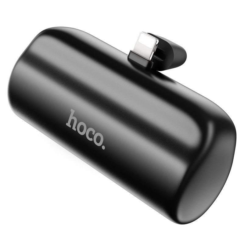 Павербанк 5000mAh з конектором Lightning та підставкою HOCO J106 |Lightning, 2A| Чорний