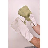 Рукавиці х/б з брезентовим наладонником (подвійна)