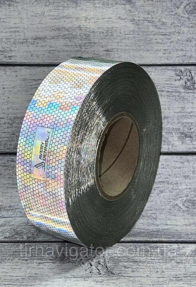 Контурна маркіровальна стрічка біла AVERY DENNISON 51мм, фото 1