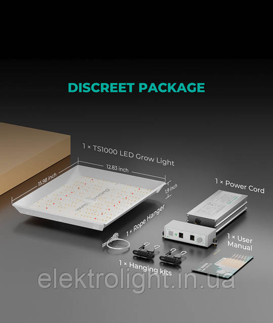 Mars Hydro TS 1000植物育成LEDライト TS1000 150W フルスペクトラム LED 植物育成ライト - Mars Hydro JP