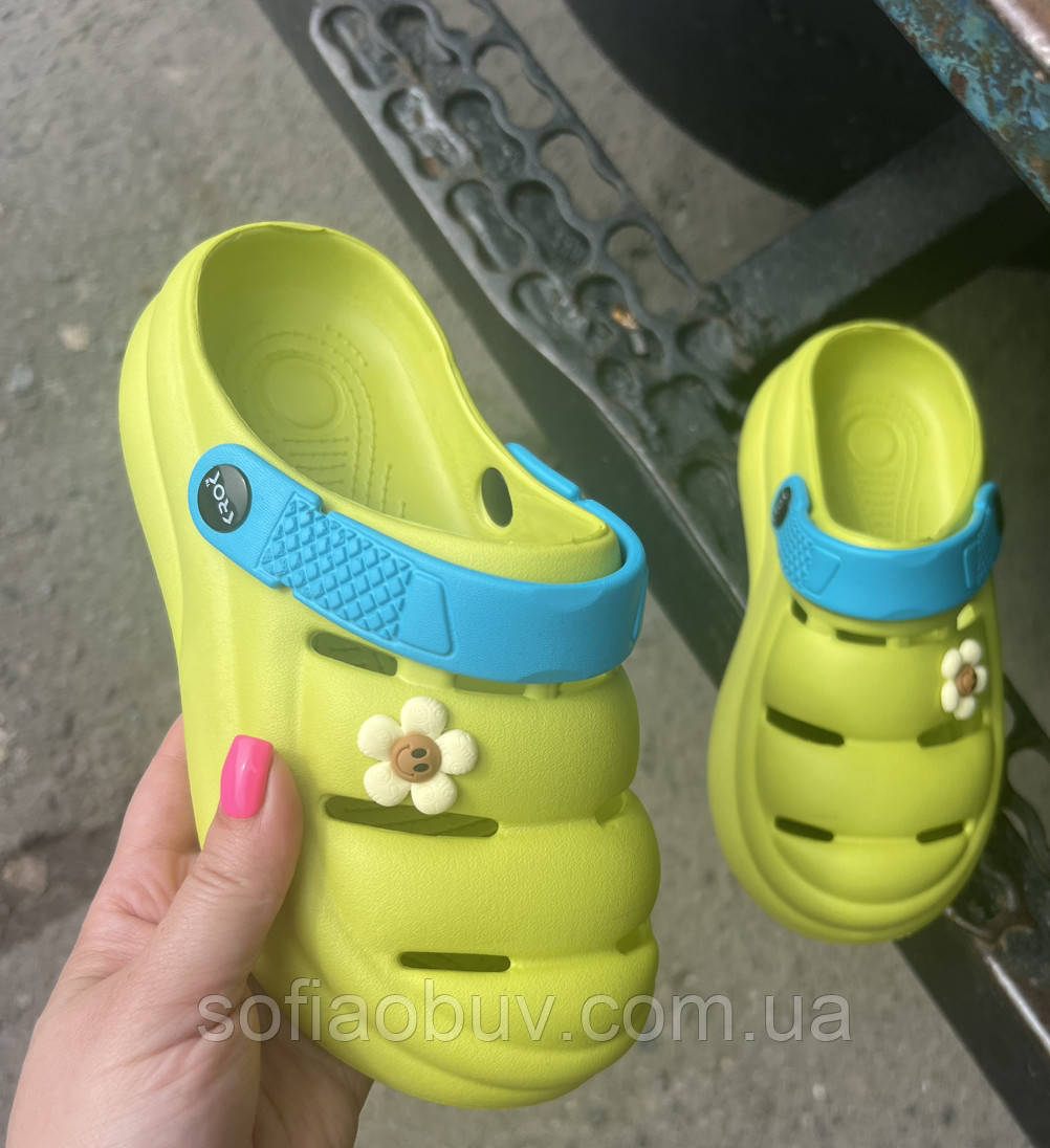 Крокси для дівчинки Krok, фото 1