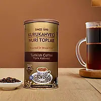 Кава мелена Kurukahveci Nuri Toplar 500 gr, оригінальна, арабіка середнього обсмаження турецька, помел борошно Grida