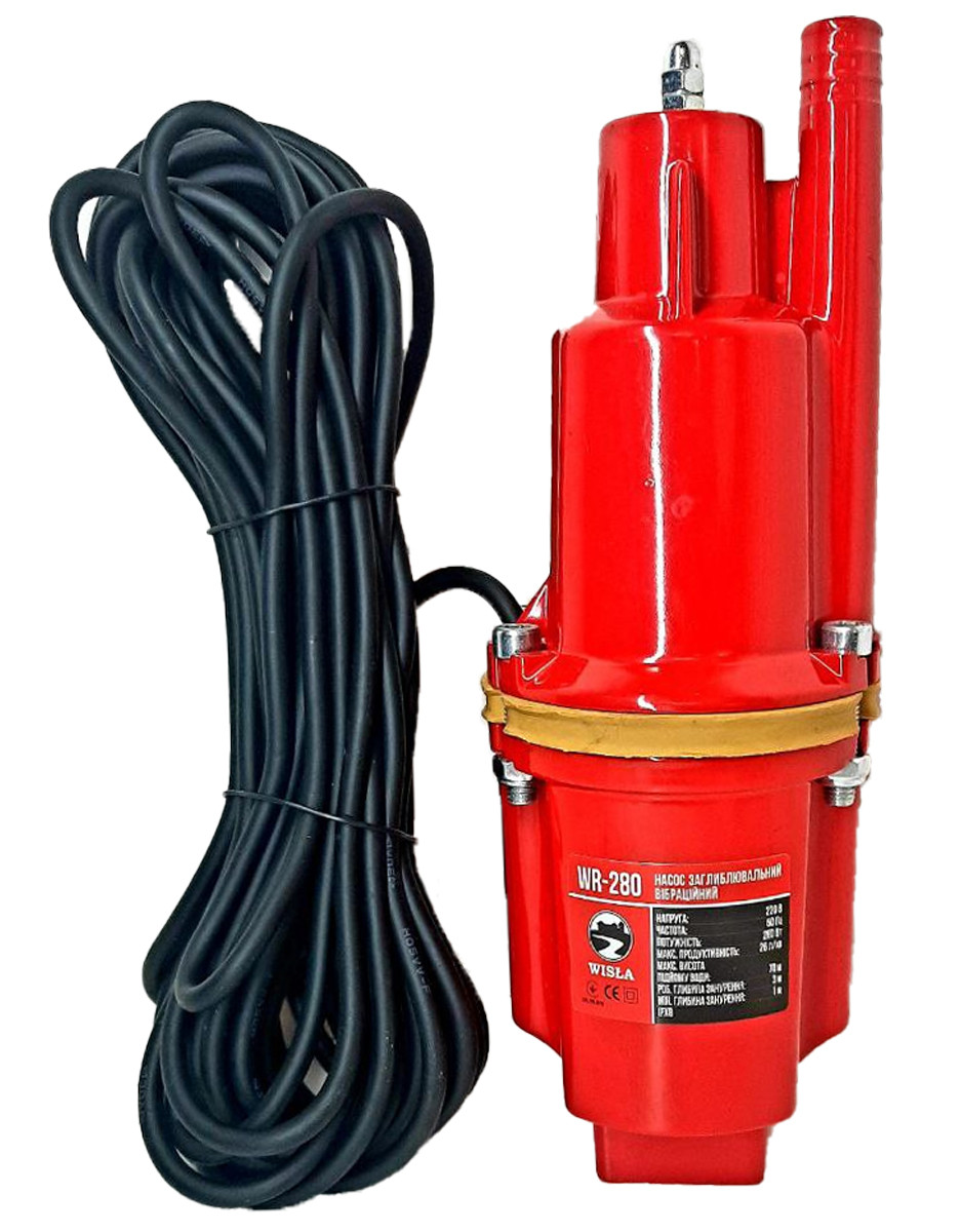 Насос занурювальний  вібраційний  Wisla WR-280 Верхній забір, фото 1
