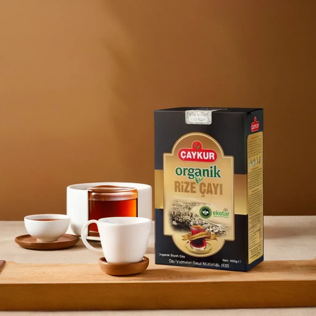 Чорний чай турецький Organic Rize Tea без ароматизаторів 400 гр, заварний чай