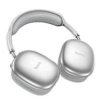 Бездротові навушники Hoco W35 Air Triumph, BT5.3, AUX, TF  Сріблясті