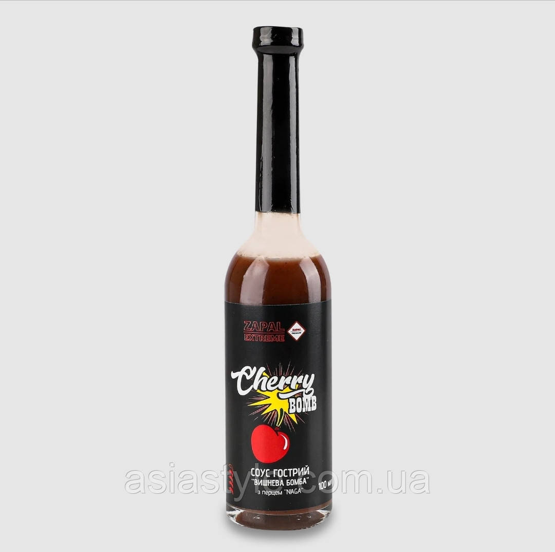 Соус гострій Cherry bomb Zapal,Zapal Extreme, 100 мл