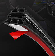 Ущільнювач K-type 11*10мм EPDM (3х слойний) 10м