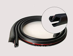 Ущільнювач на задні стойки,№3 (2*0,8см) EPDM (на кромку)