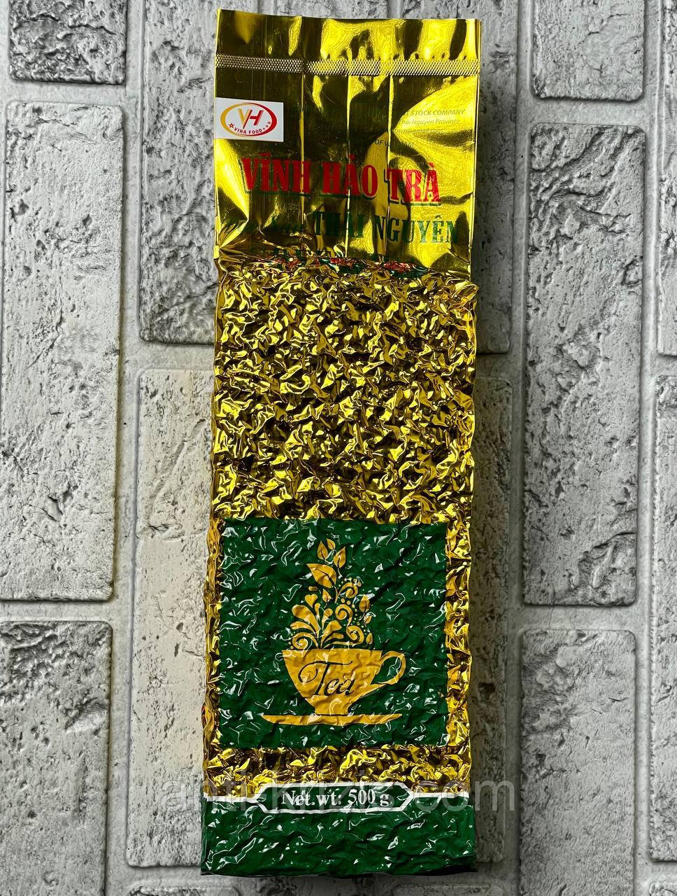 В'єтнамський зелений чай Преміумкласу Tra Xanh Tan Cuong Thay Nguyen 500 г (В'єтнам), паковання 500 г,, фото 1