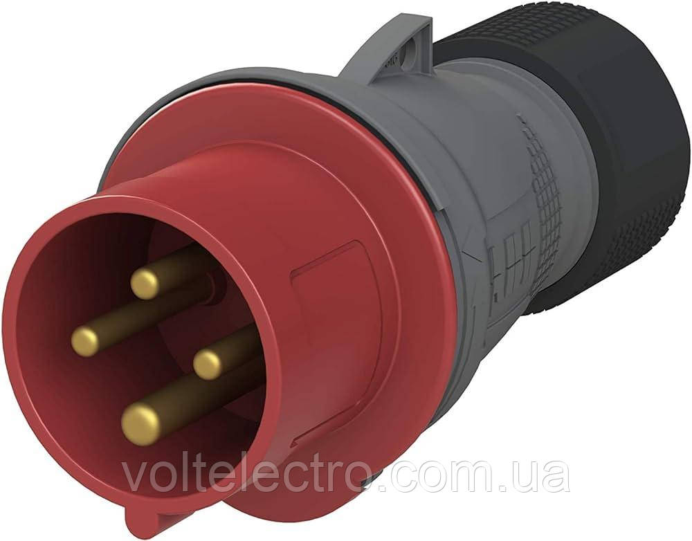 Вилка трифазна ABB / Amphenol 16А/4 316EP6 3P+N IP44 ( 2CMA101956R1000 ), фото 1