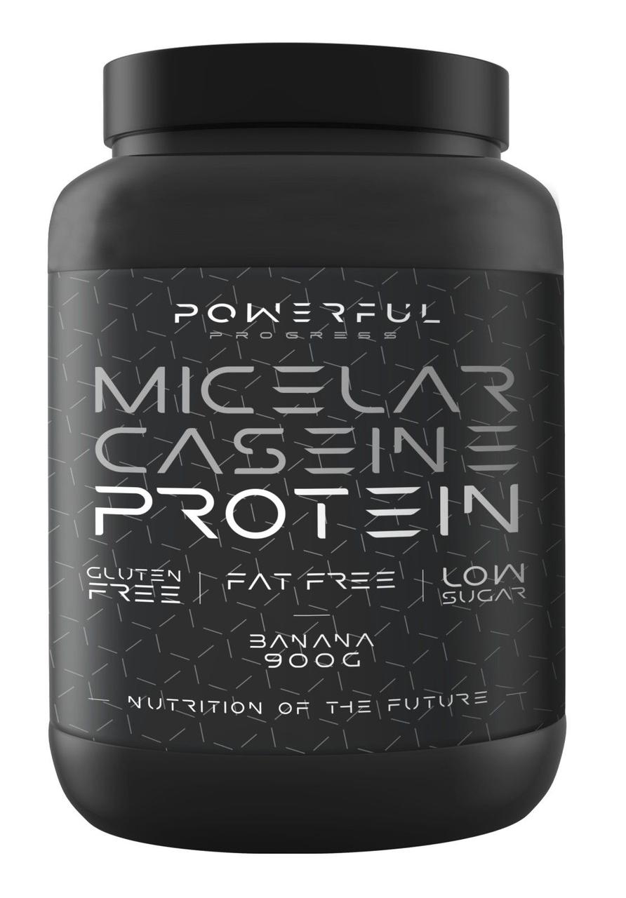 Протеїн казеїновий Powerful Progress Micellar Casein Protein 900 г (Різні смаки)