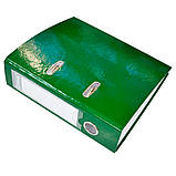 Папка-реєстратор картонна, А5, 70 мм, РР-покриття, кишенька для етикетки, фото 6