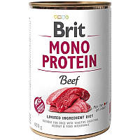 Корм для собак із чутливим травленням Mono Protein Dog з яловичиною 400 г Brit
