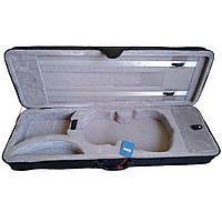 Кофр для скрипки розмір 1/8 сірий оксамит