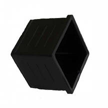 Заглушка-втулка 60х60 на 50х50 чорна