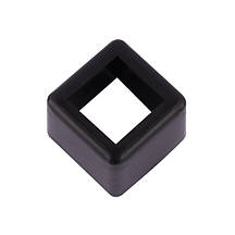 Заглушка-втулка 15х15 на 20х20 чорна