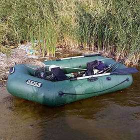 Гумовий надувний човен 2-х місцевий ЛТ-250ЕВ зі слань-книжкою, для риболовлі та відпочинку на природі. Човен для 2-х