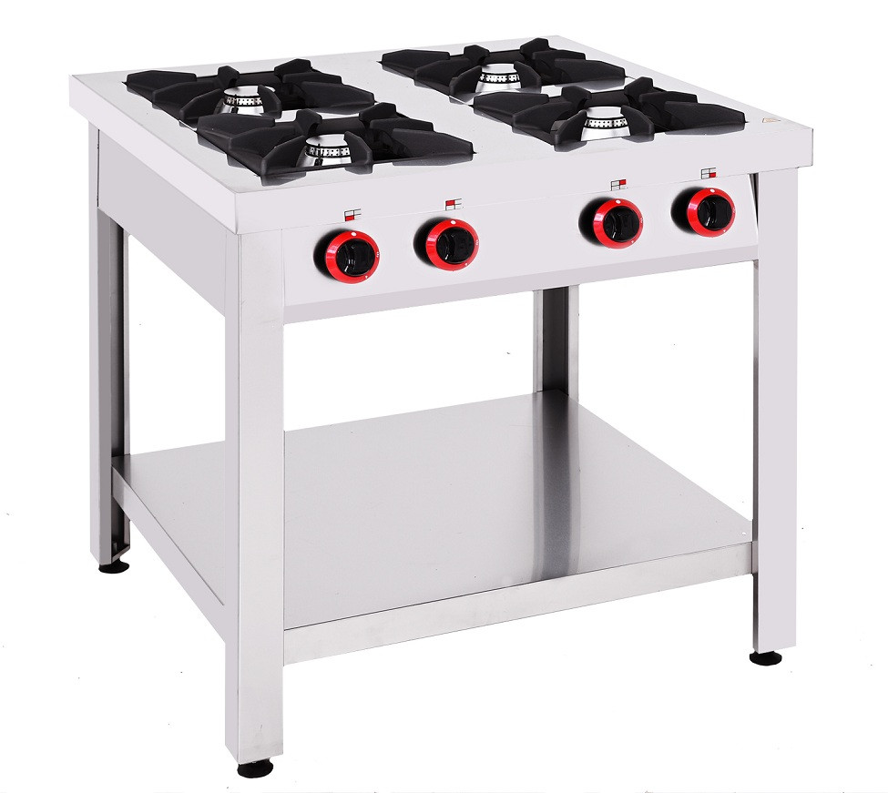 Професійна газова плита на 4 конфорки KИЙ-В ПГ-4-Б