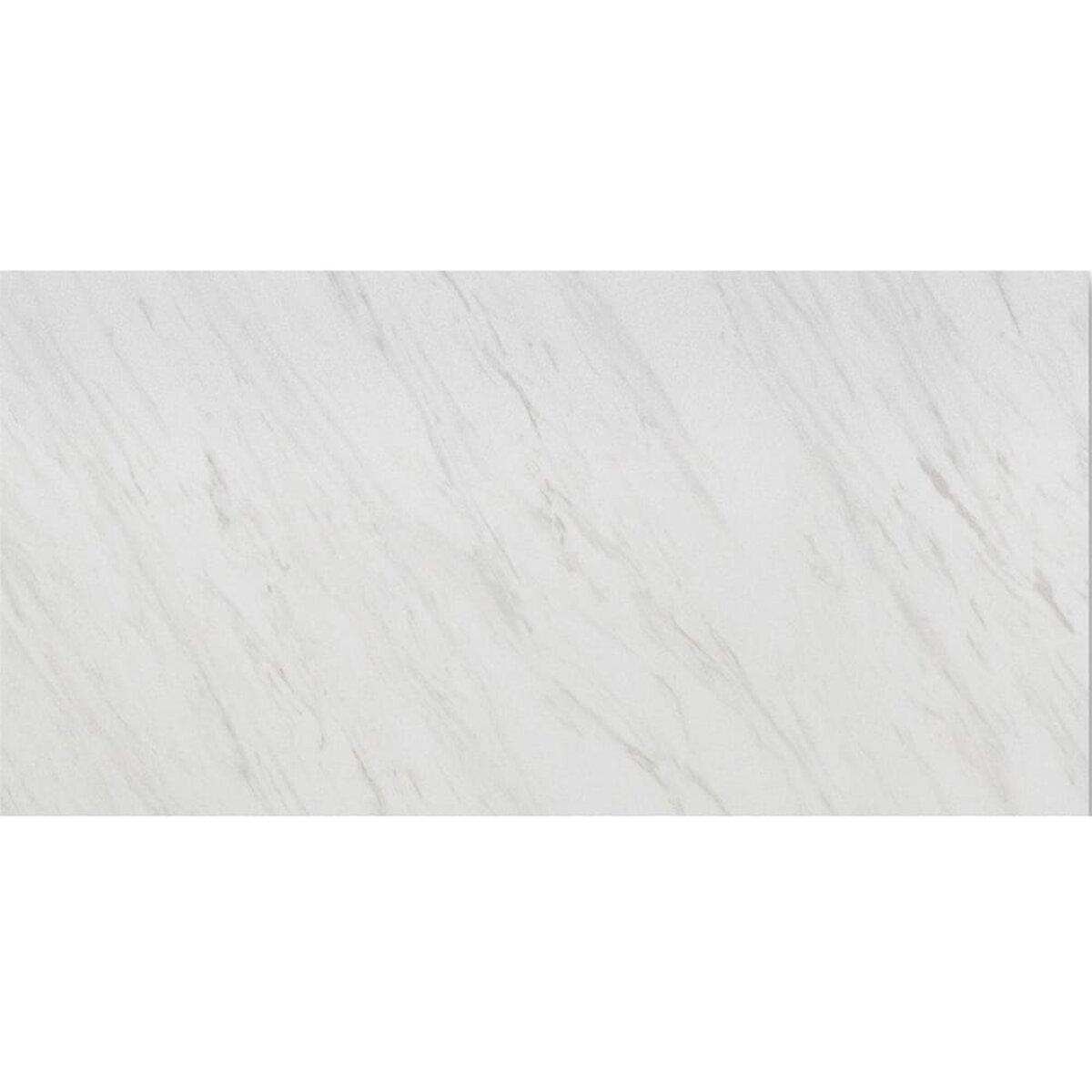 Декоративная ПВХ плита белый мрамор 0,6*1,2мх3мм SW-00002268, фото 1