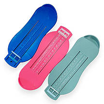 Лінійка для вимірювання довжини стопи дитини BabyCare Стопомір червоний, фото 5