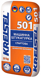 Машинна штукатурка цементно-вапняна Kreisel 501 Kalkzement-Maschinenputz (25 кг) 5-20 мм