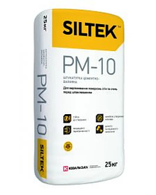 РМ-10 Grey Штукатурка цементно-вапнякова, маш. (25кг) SILTEK