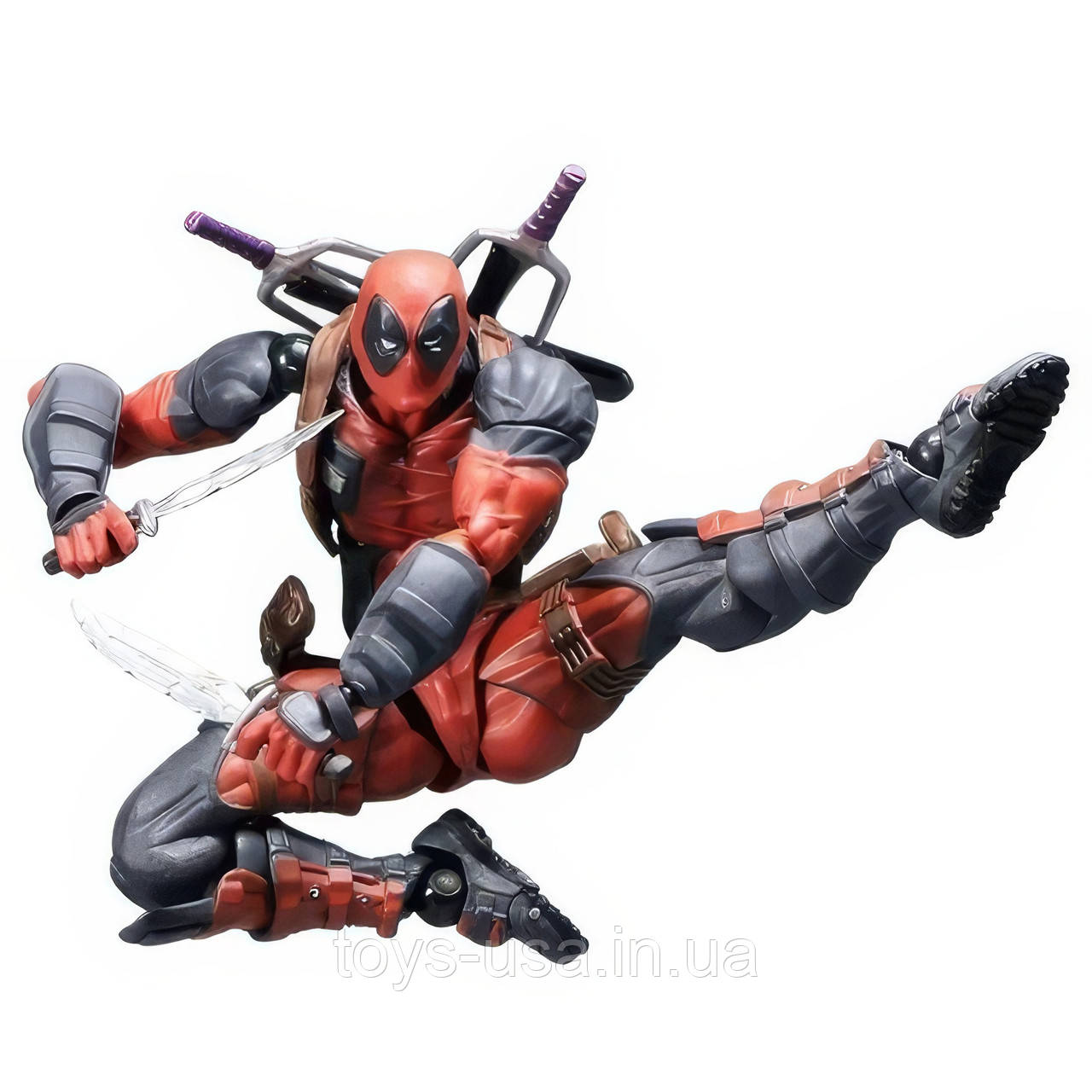 Екшн фігурка Дедпул із великим колекцієм аксесуарів, 14 см — Deadpool, Marvel