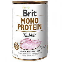 Корм для собак із чутливим травленням Mono Protein Dog з кроликом 400 г Brit
