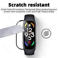 Захисна плівка з рамкою для фітнес браслета Xiaomi Mi Band 8 (1 шт.), фото 5