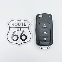 Металевий шильдик емблема Route 66, фото 5