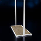 Стійка рейл ROGUE PLAIN 1600х1495х495мм. Вішало для тремпелів для одягу для торгівлі та будинку, фото 4