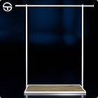 Стійка рейл ROGUE PLAIN 1600х1495х495мм. Вішало для тремпелів для одягу для торгівлі та будинку, фото 2