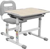 Комплект FunDesk Парта та стілець-трансформери Piccolino Grey, фото 2