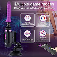 Міні сексмашина Hismith Mini Capsule Sex-Machine with Strong Suction Cup (м'ята упаковка!!!!, фото 4