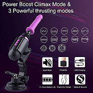 Міні сексмашина Hismith Mini Capsule Sex-Machine with Strong Suction Cup (м'ята упаковка!!!!, фото 5