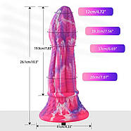 Фалоїмітатор для секс-машин Hismith 10.3" Silicone Monster Dildo Series (м'ята упаковка!!!!, фото 5