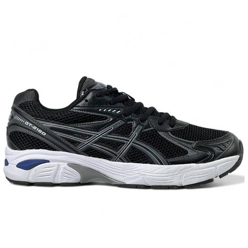 Мужские кроссовки Asics GT-2160 Black White, черно-белые кроссовки ...
