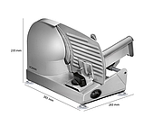 Ломтерізка електрична (хліборізка) для дому 150 Вт Bomann MA 451 CB Слайсери професійні, фото 3