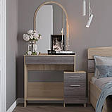 Туалетний столик Трюмо-1 венге темний, дуб молочний Еверест (95х35х165 см), фото 4