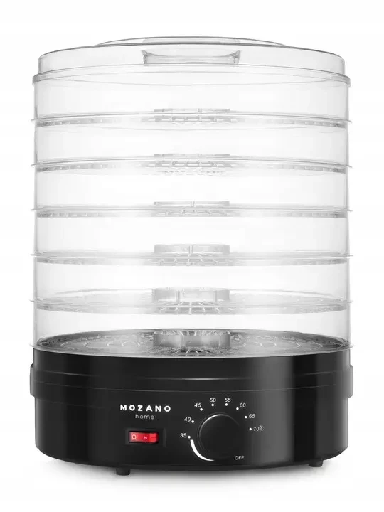 Сушарка дегідратор Mozano Food Dehydrator 500 Вт Black Польща