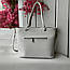 Сумка жіноча Betty Pretty з екошкіри сіра 953LGREY, фото 3