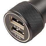Автомобільний зарядний пристрій від прикурювача 2.1 А, USB зарядка для телефону в прикурювач, фото 4