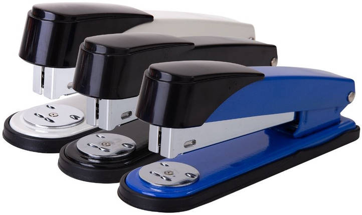 Степлер Deli 0314E мікс, №24, №26, 50 листів, метал, фото 1