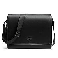 Сумка Чоловіча Портфель-шкіра BRETTON  8976-6 black.Чоловічі сумки-планшети гуртом і в роздріб в Україні., фото 2