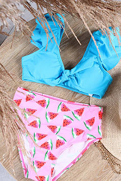 Купальник роздільний на дівчинку Кавунчик
